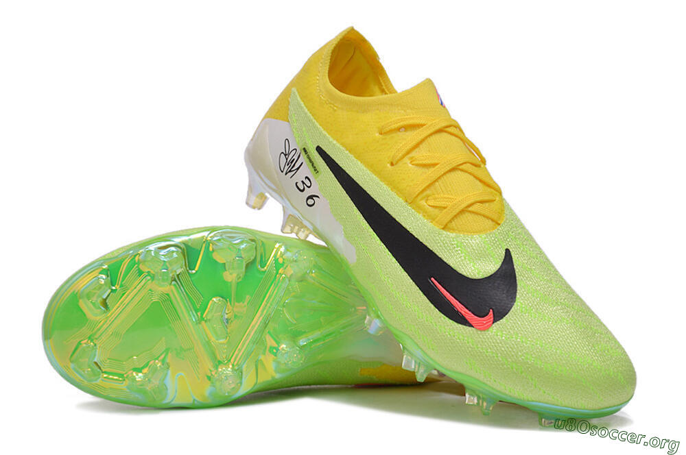 Nike Phantom GX Elite FG Football Boots - Green/Black/Yellow 0