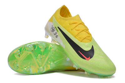 Nike Phantom GX Elite FG Football Boots - Green/Black/Yellow