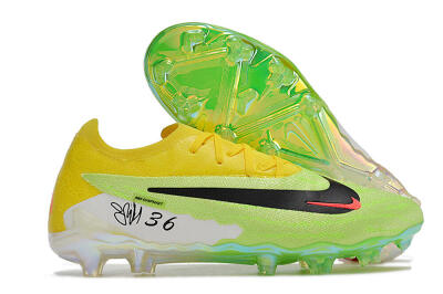Nike Phantom GX Elite FG Football Boots - Green/Black/Yellow