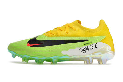 Nike Phantom GX Elite FG Football Boots - Green/Black/Yellow