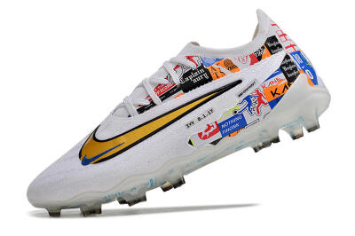 Harry Kane X Nike Phantom GX Elite FG Football Boots - White/Rainbow
