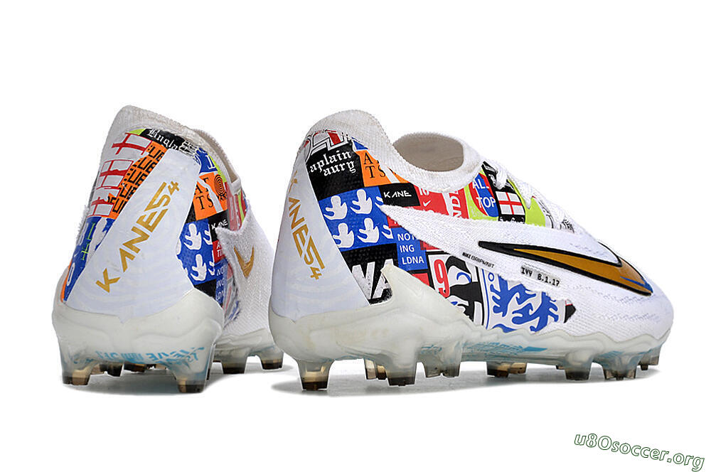 Harry Kane X Nike Phantom GX Elite FG Football Boots - White/Rainbow 6