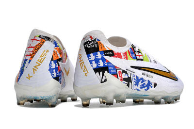 Harry Kane X Nike Phantom GX Elite FG Football Boots - White/Rainbow