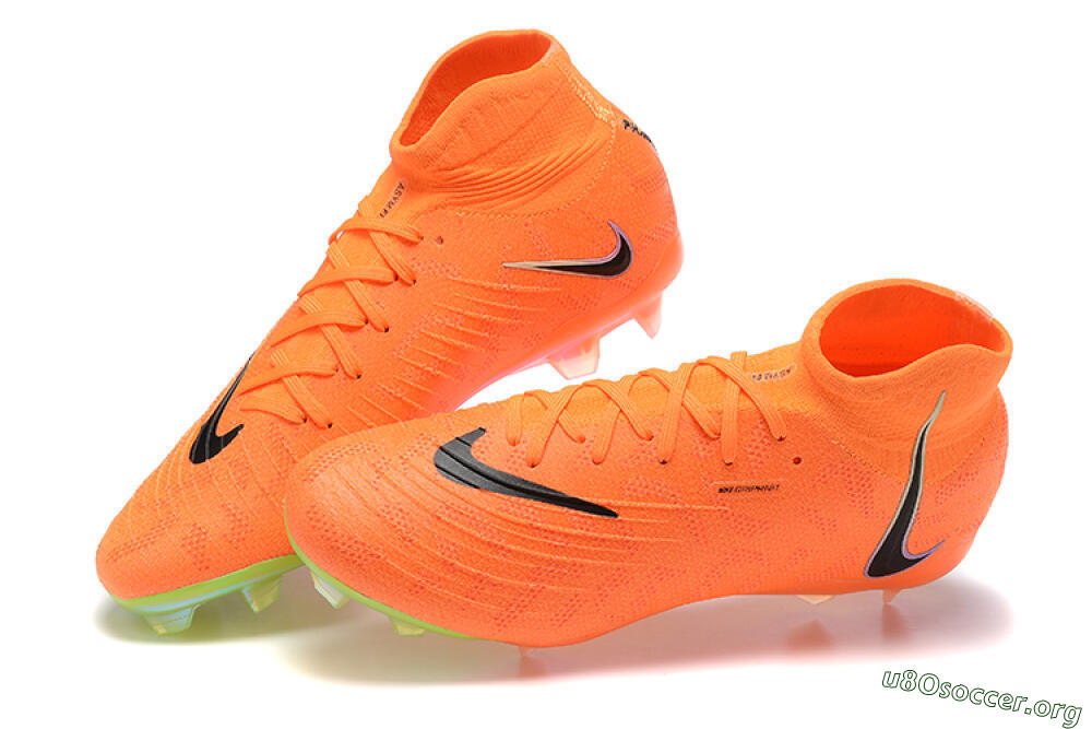 Nike Phantom Luna Elite FG Football Boots - Orange/Black/Green 5