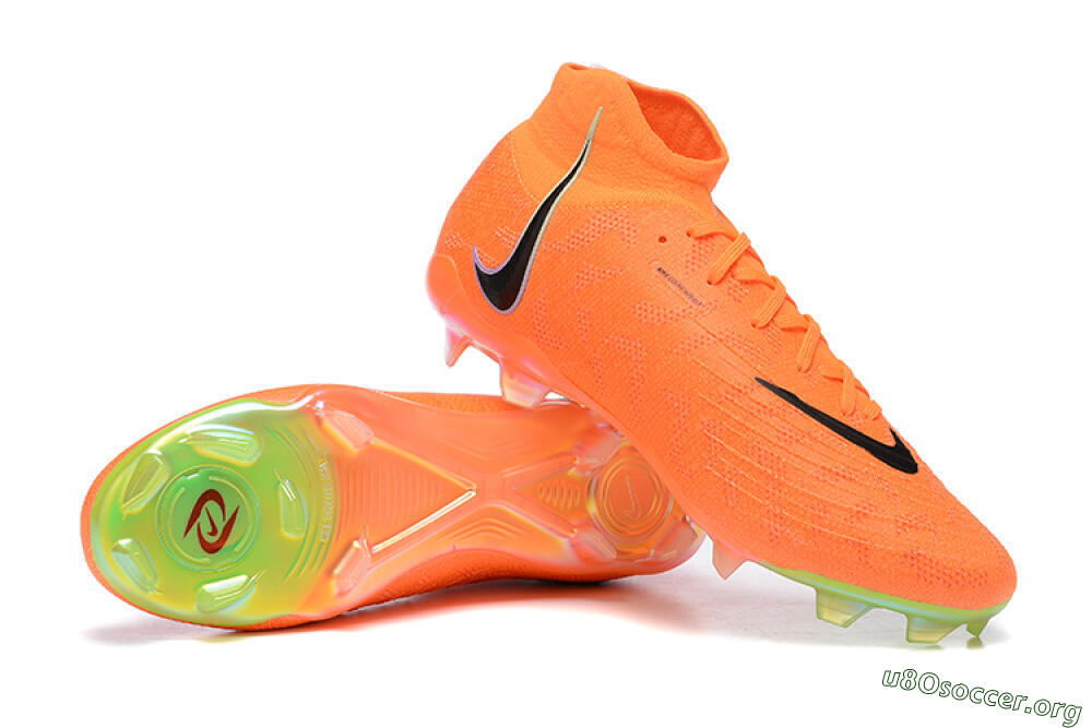 Nike Phantom Luna Elite FG Football Boots - Orange/Black/Green 4