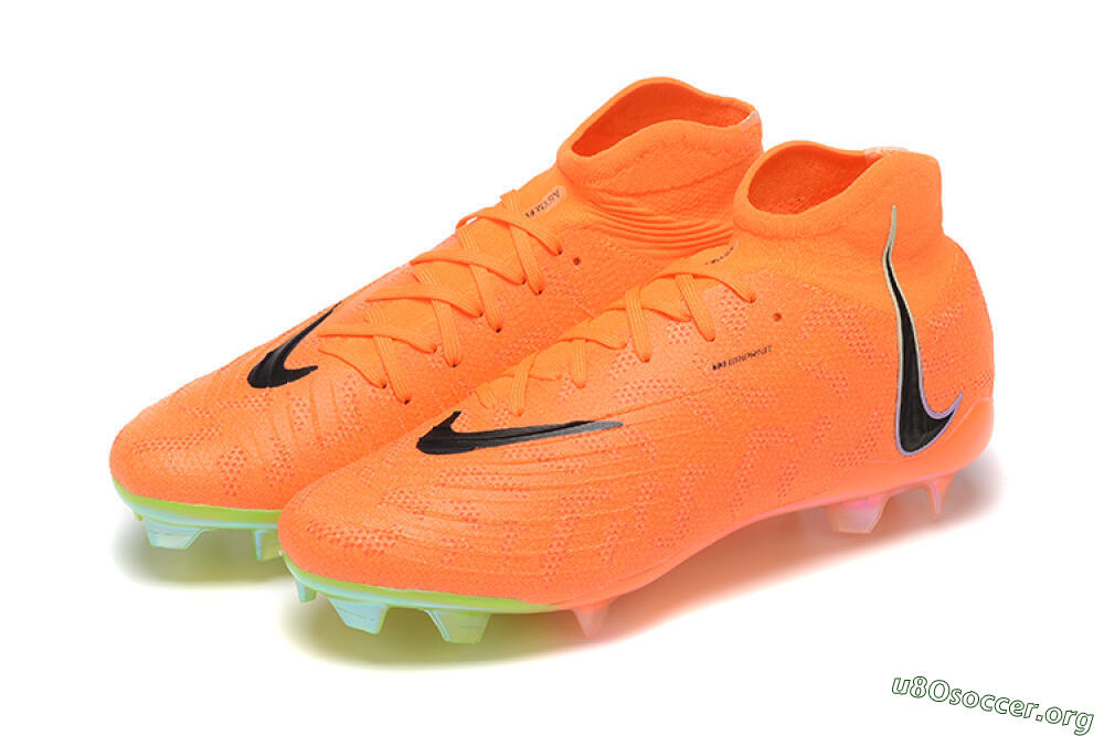 Nike Phantom Luna Elite FG Football Boots - Orange/Black/Green 9
