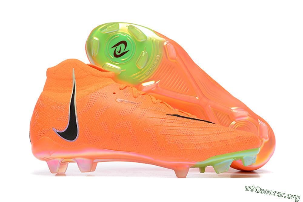 Nike Phantom Luna Elite FG Football Boots - Orange/Black/Green 2
