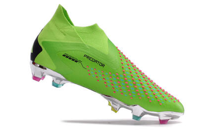Adidas Predator Accuracy+ FG Football Boots - Green/Blue/Black