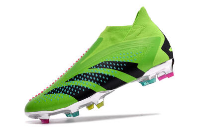 Adidas Predator Accuracy+ FG Football Boots - Green/Blue/Black