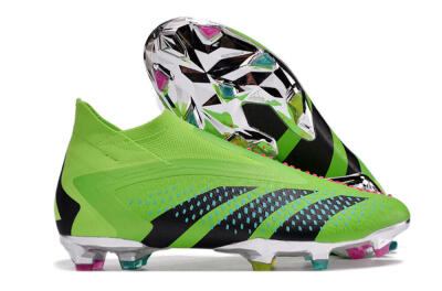 Adidas Predator Accuracy+ FG Football Boots - Green/Blue/Black