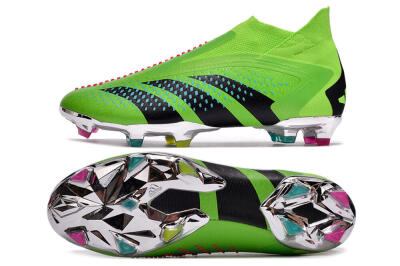 Adidas Predator Accuracy+ FG Football Boots - Green/Blue/Black