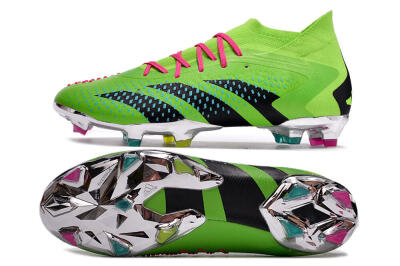 Adidas Predator Accuracy.1 FG Football Boots - Green/Blue/Black