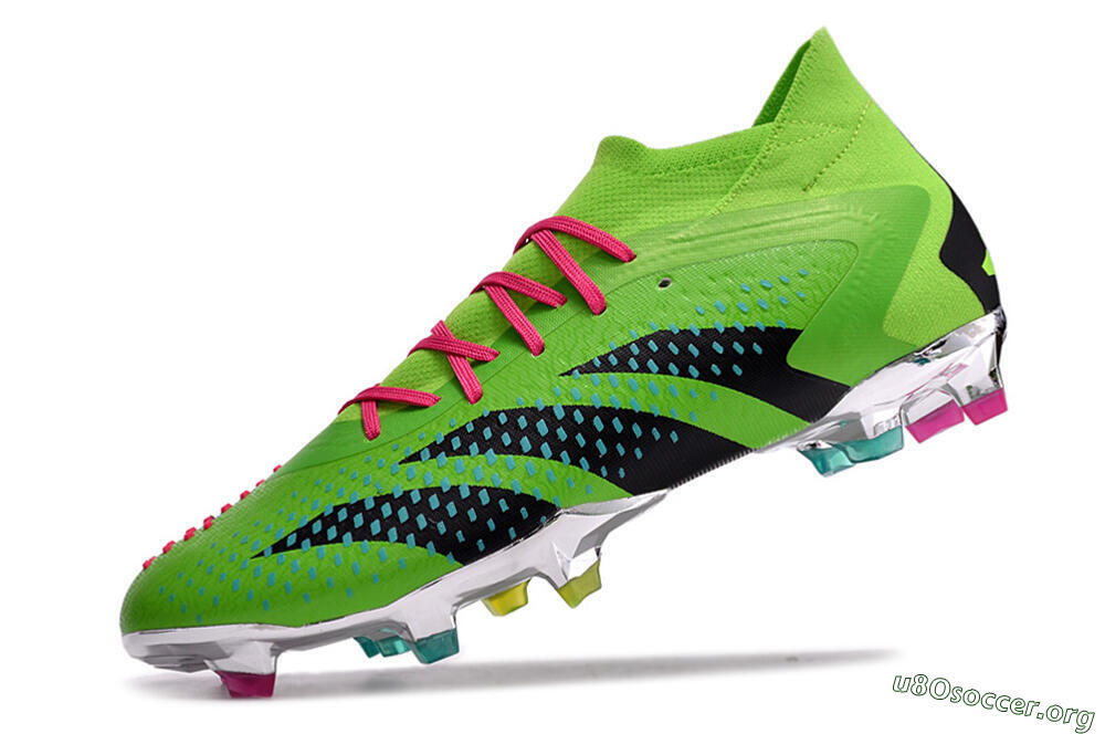 Adidas Predator Accuracy.1 FG Football Boots - Green/Blue/Black 5