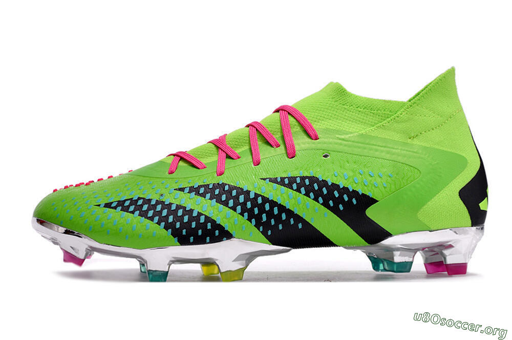 Adidas Predator Accuracy.1 FG Football Boots - Green/Blue/Black 3