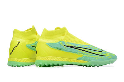 Nike Phantom GX Elite DF TF Football Shoes - Blue/Black/Yellow