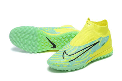Nike Phantom GX Elite DF TF Football Shoes - Blue/Black/Yellow