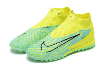 Nike Phantom GX Elite DF TF Football Shoes - Blue/Black/Yellow