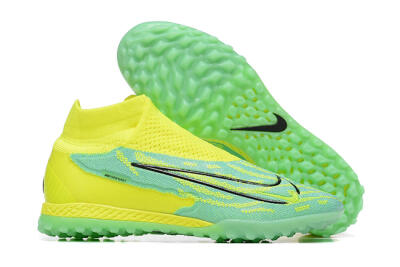 Nike Phantom GX Elite DF TF Football Shoes - Blue/Black/Yellow