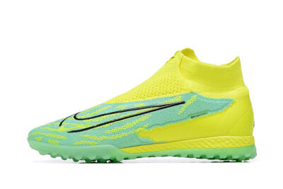 Nike Phantom GX Elite DF TF Football Shoes - Blue/Black/Yellow