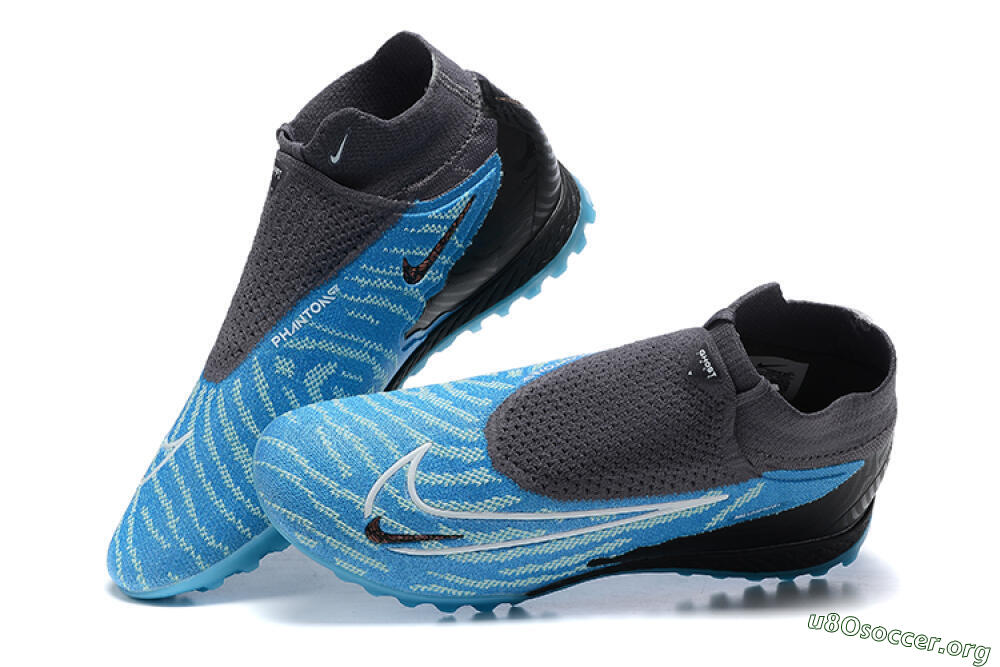 Nike Phantom GX Elite DF TF Football Shoes - Blue/White/Black 5