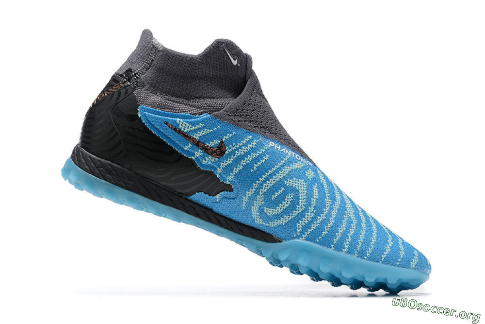 Nike Phantom GX Elite DF TF Football Shoes - Blue/White/Black 6