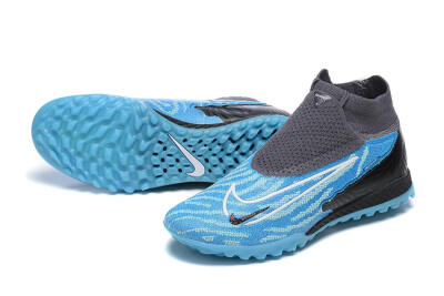 Nike Phantom GX Elite DF TF Football Shoes - Blue/White/Black