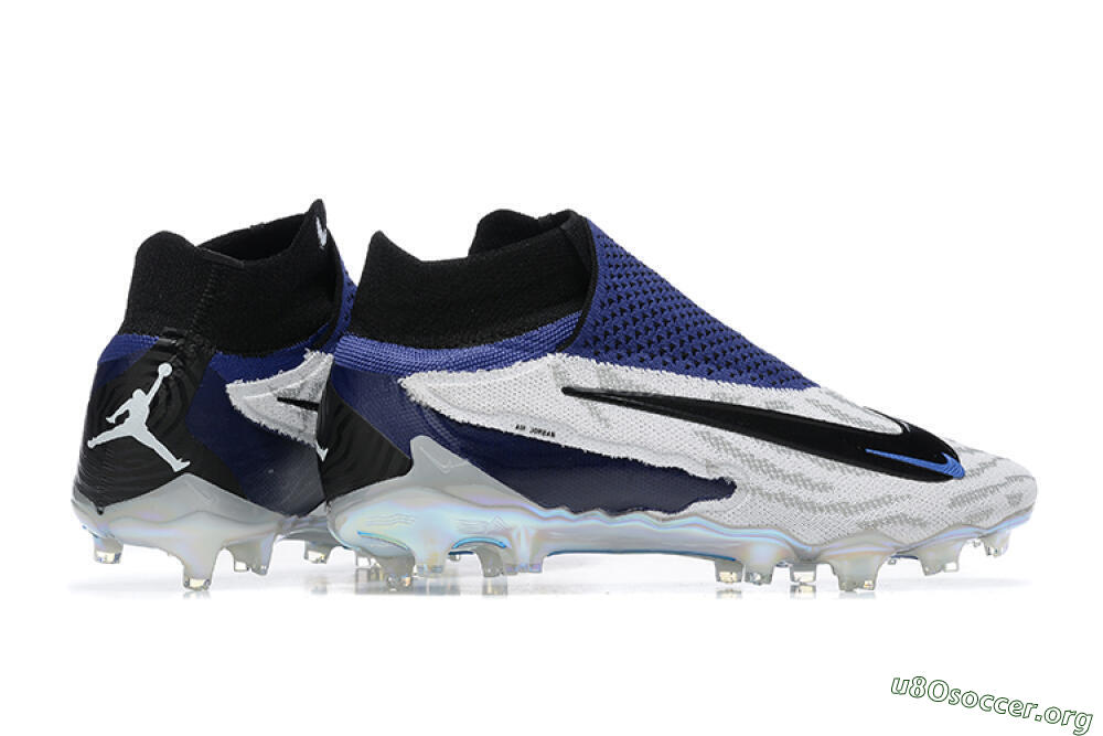 Nike Phantom GX Elite DF FG Football Boots - White/Black/Blue 8