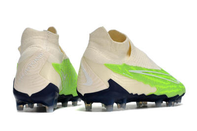 Nike Phantom GX Elite DF Link FG Football Boots - Green/White/Beige