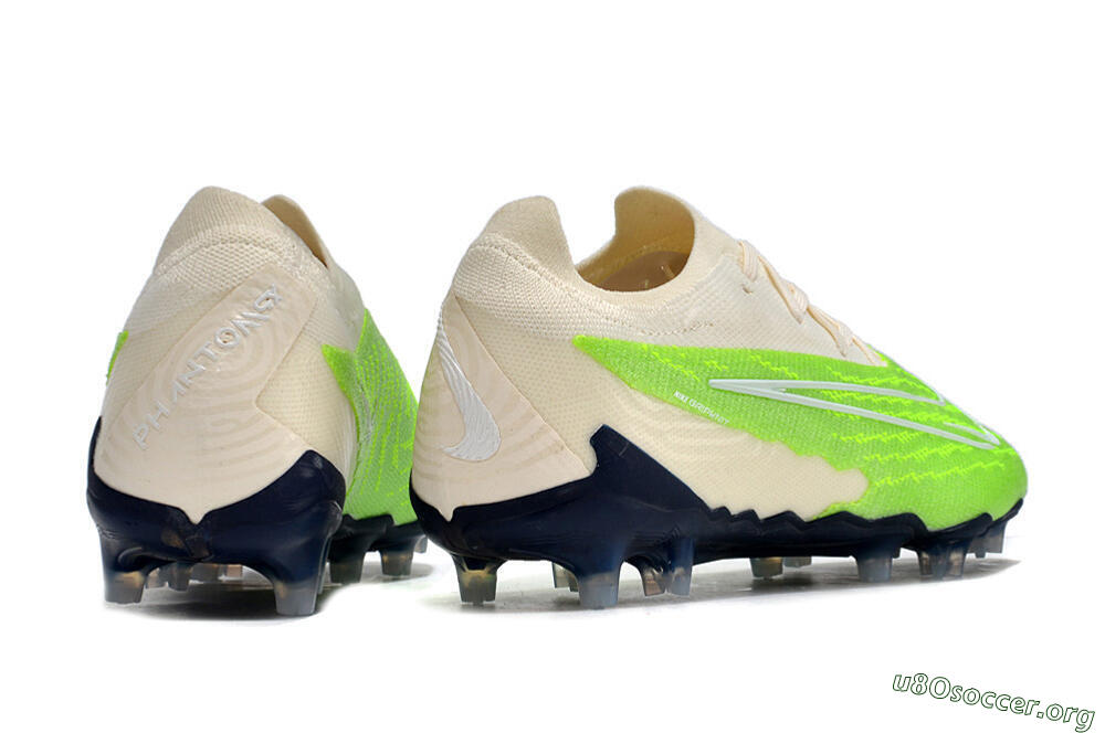 Nike Phantom GX Elite FG Football Boots - Green/White/Beige 6