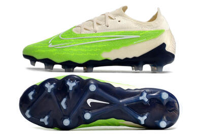 Nike Phantom GX Elite FG Football Boots - Green/White/Beige