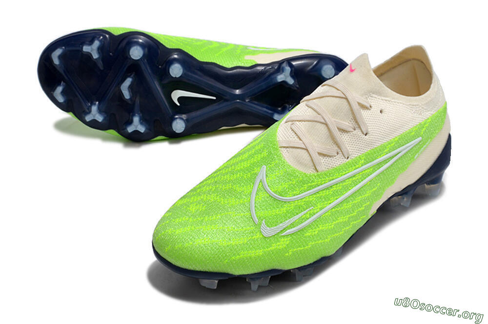 Nike Phantom GX Elite FG Football Boots - Green/White/Beige 0