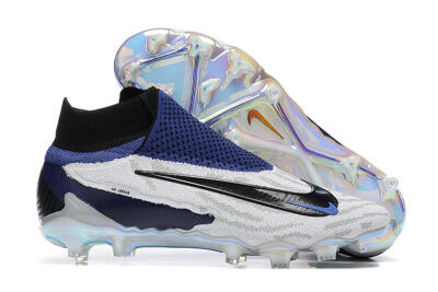 Nike Phantom GX Elite DF FG Football Boots - White/Black/Blue