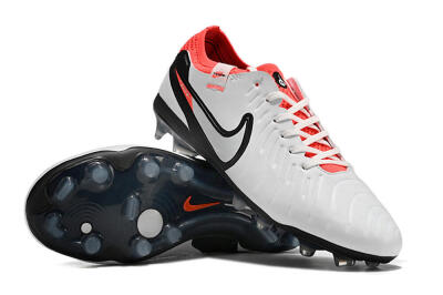 Nike Tiempo Legend 10 Elite FG Football Boots - White/Black/Red