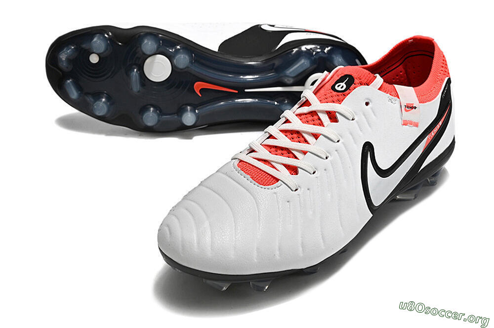 Nike Tiempo Legend 10 Elite FG Football Boots - White/Black/Red 0