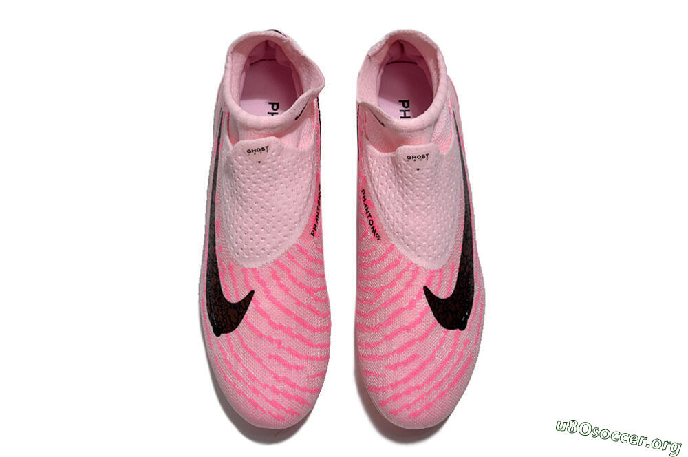Nike Phantom GX Elite FG Football Boots - Pink/Black/Gold 4