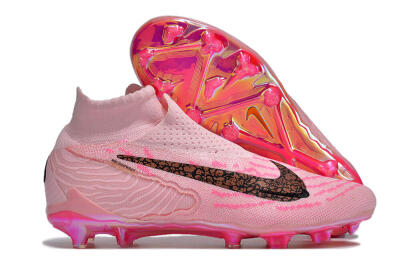 Nike Phantom GX Elite FG Football Boots - Pink/Black/Gold