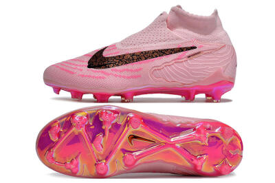 Nike Phantom GX Elite FG Football Boots - Pink/Black/Gold