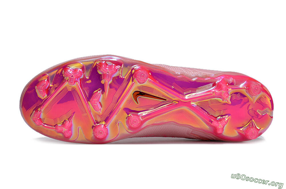 Nike Phantom GX Elite FG Football Boots - Pink/Black/Gold 6