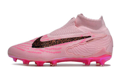 Nike Phantom GX Elite FG Football Boots - Pink/Black/Gold