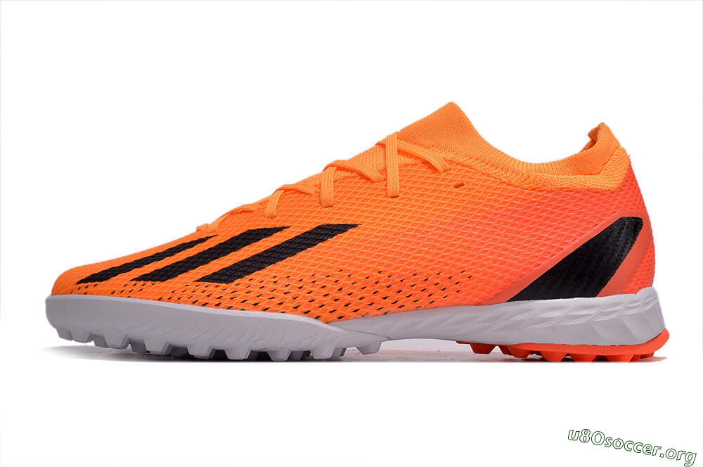 Adidas X Speedportal.3 TF Football Shoes - Orange/Black/White 3