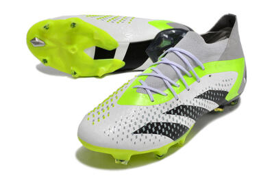 Adidas Predator Accuracy.1 FG Football Boots - White/Black/Green/Grey