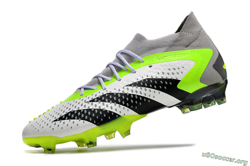 Adidas Predator Accuracy.1 FG Football Boots - White/Black/Green/Grey 5