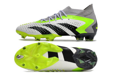 Adidas Predator Accuracy.1 FG Football Boots - White/Black/Green/Grey