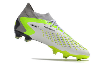 Adidas Predator Accuracy.1 FG Football Boots - White/Black/Green/Grey