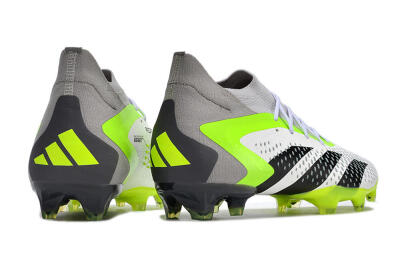 Adidas Predator Accuracy.1 FG Football Boots - White/Black/Green/Grey