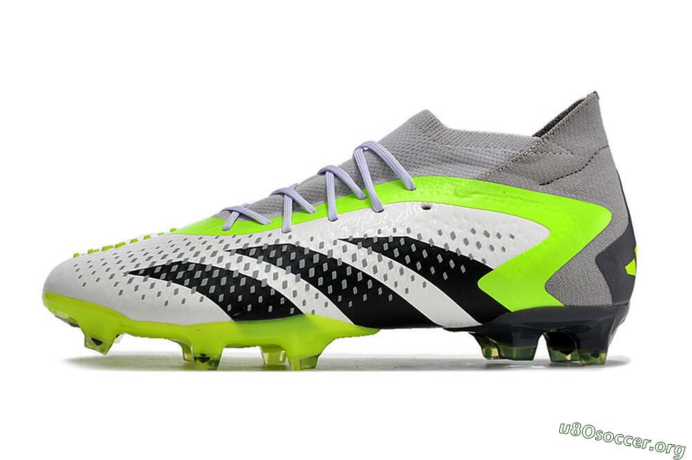Adidas Predator Accuracy.1 FG Football Boots - White/Black/Green/Grey 3