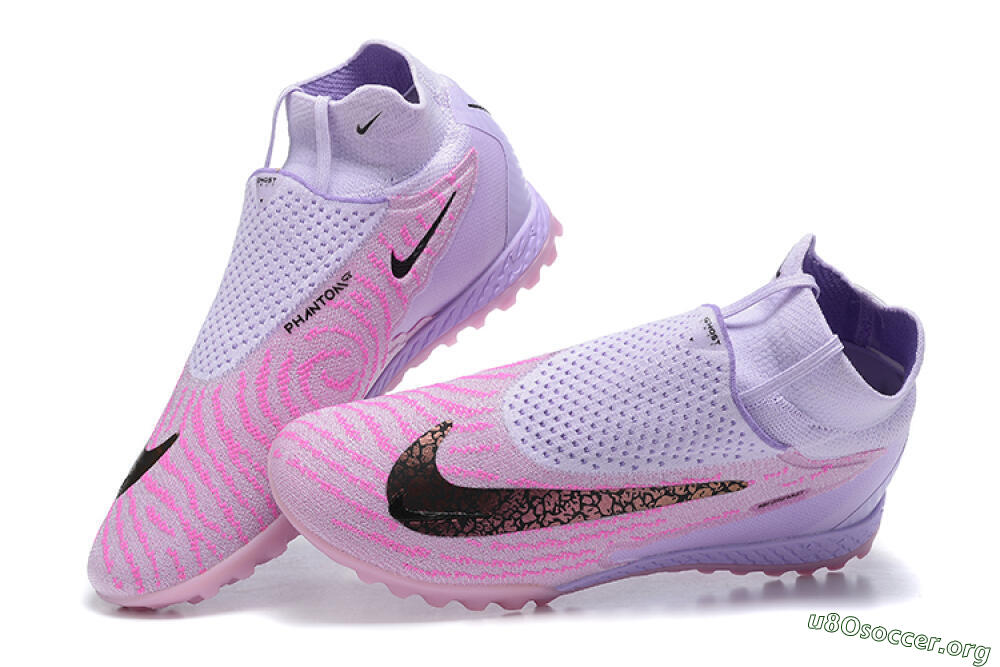 Nike Phantom GX Elite DF TF Football Shoes - Purple/Pink/Black 5