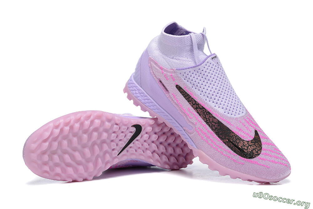 Nike Phantom GX Elite DF TF Football Shoes - Purple/Pink/Black 4