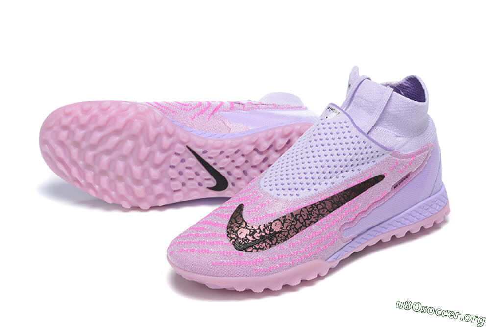 Nike Phantom GX Elite DF TF Football Shoes - Purple/Pink/Black 0