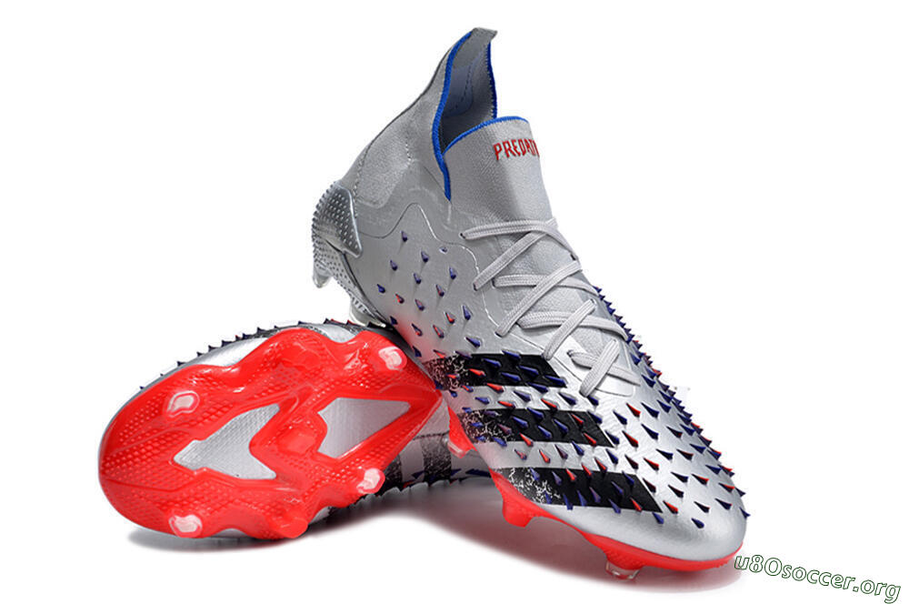 Adidas Predator Freak.1 FG Football Boots - Sliver/Black/Red 0